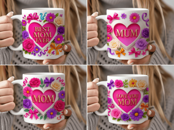 3D Effect Mother's Day Mug Wrap Bundle: A Practical Guide to Flawless Sublimation