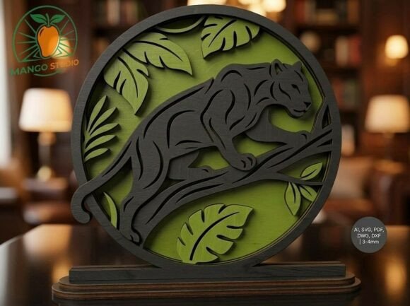 3D Layered Panther Laser Cut SVG 3mm 4mm: A Guide to Precision and Quality