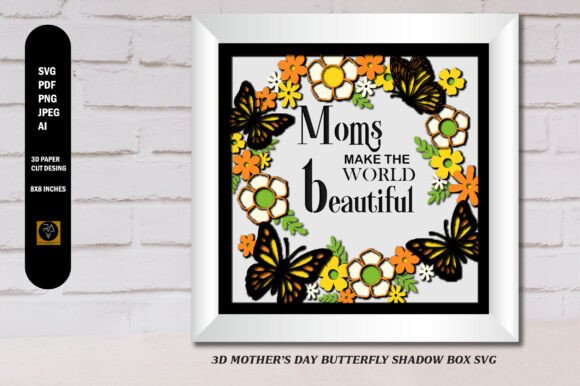 3D Mother's Day Butterfly Shadow Box SVG: A Guide to Crafting the Perfect Gift