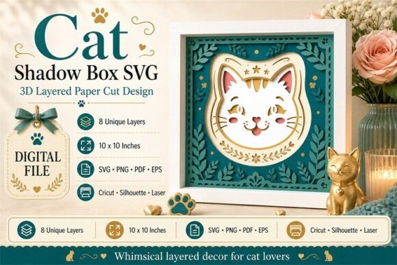 Cat Shadow Box Svg 3d Layered Papercut: A Guide to Flawless Results