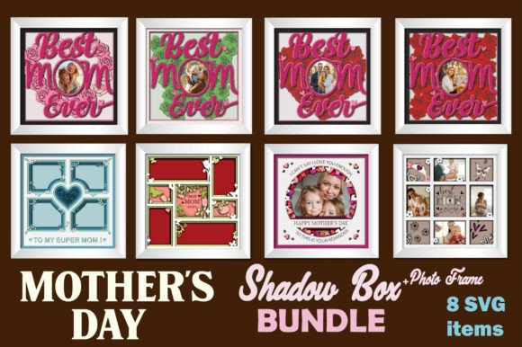 Celebrating Love with the Mother’s Day Shadow Box 3D SVG Bundle