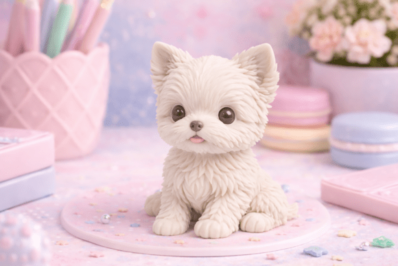 Evaluating the Stylized Yorkie Puppy STL 3D Model