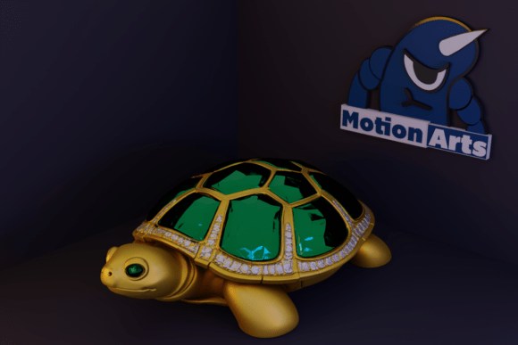Jewel Turtle: A 3D Model for Elegance