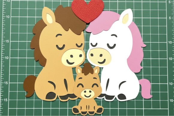 Revitalizing Handmade Gifting with the Horse Family Love 3D SVG