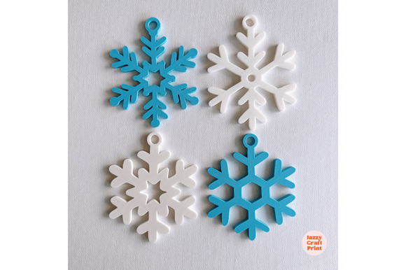Transform Your Holiday Decor with the Christmas Snowflake 3D Print File