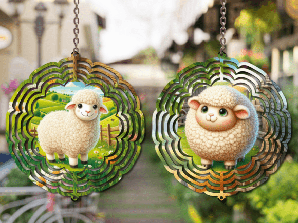Transforming Outdoor Spaces with the Sheep Wind Spinner PNG: A Guide to Digital Sublimation Art