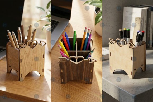 Unlocking Creativity with the Laser Cut Pen Stand SVG Template