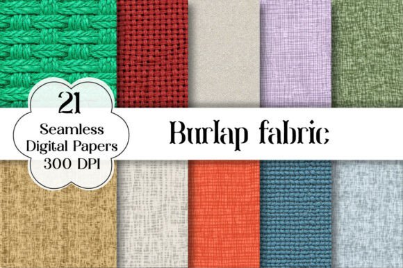 Unlocking Versatility with Burlap Fabric Digital Paper for Modern Design